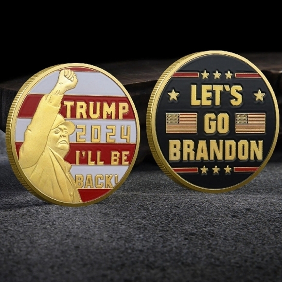 New 2024 Commemorative Coin Let's Be Brandon - Picture 4 of 4